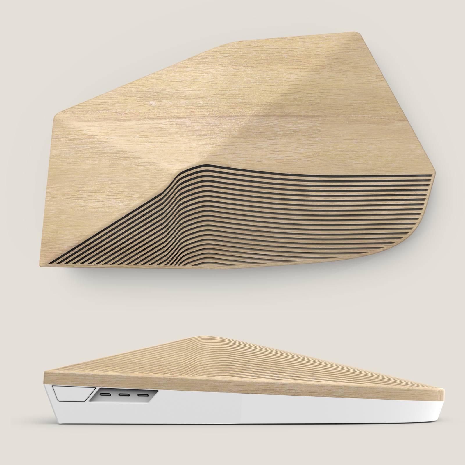 Game Deck console with ports visible on the side