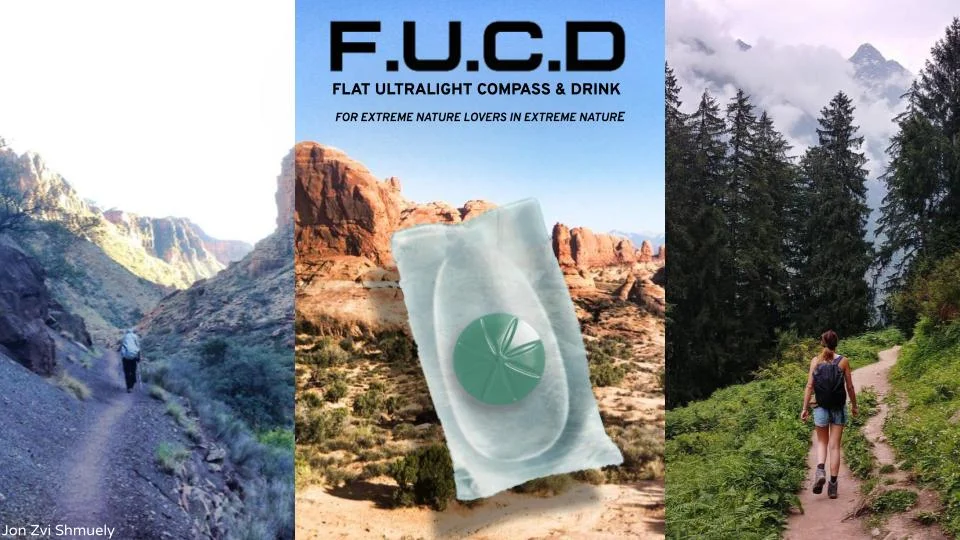 F.U.C.D — Flat Ultralight Compass & Drink
