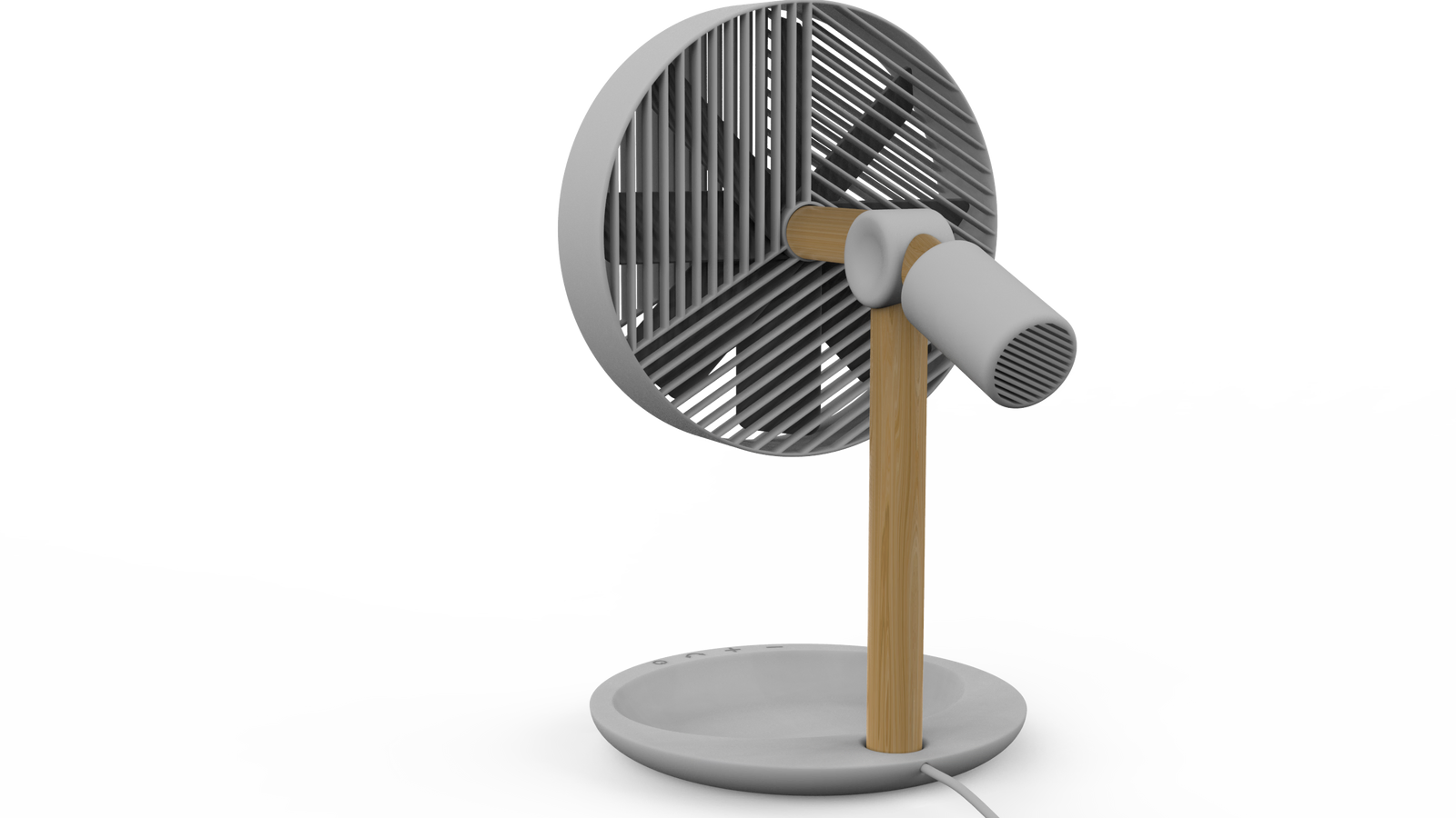 FFU fan seen from behind with the motor housing